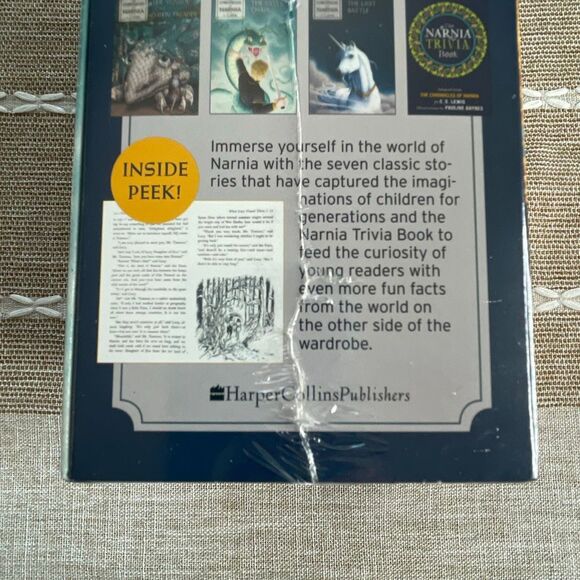 Chronicles of Narnia box set volumes 1-7 lot paperback new and unopened with bon - Picture 7 of 7